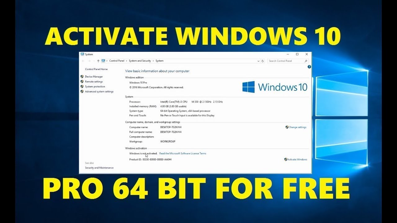 windows 10 professional product keys free